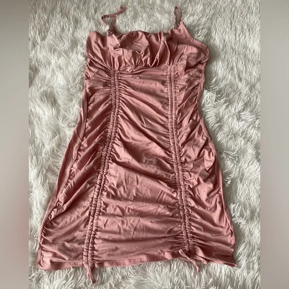 Tilly’s Pink Cinch Dress - Picture 1 of 2